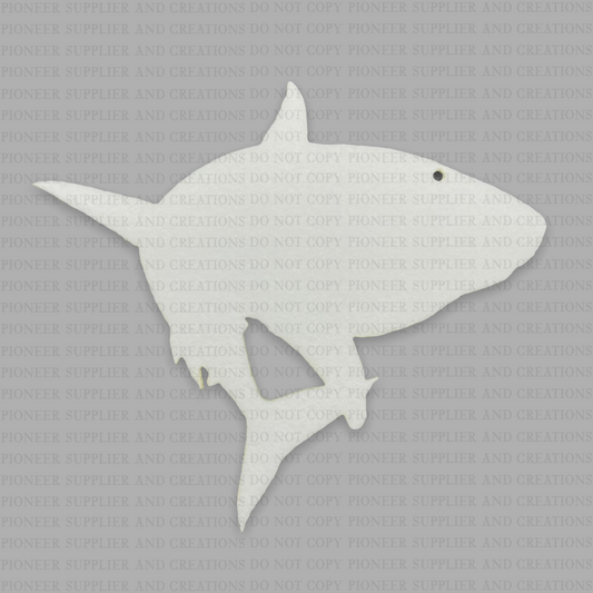 Shark Air Freshener Sublimation Blank
