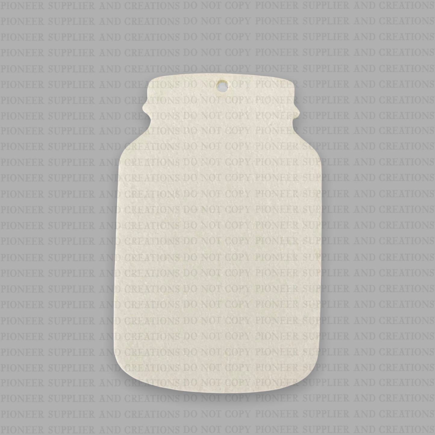 Mason Jar Air Freshener Sublimation Blank
