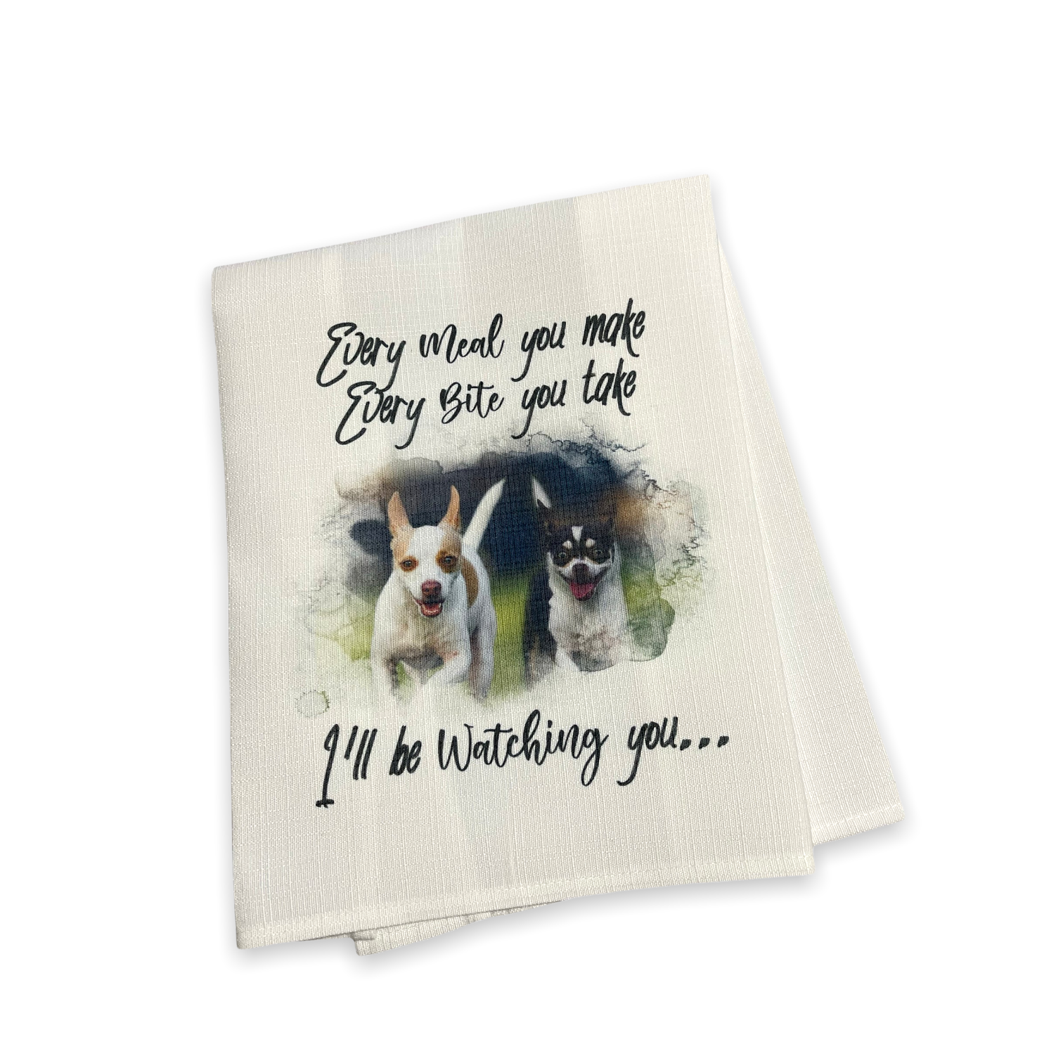 White Linen Tea Towel Sublimation Blank - Pioneer Supplier & Creations