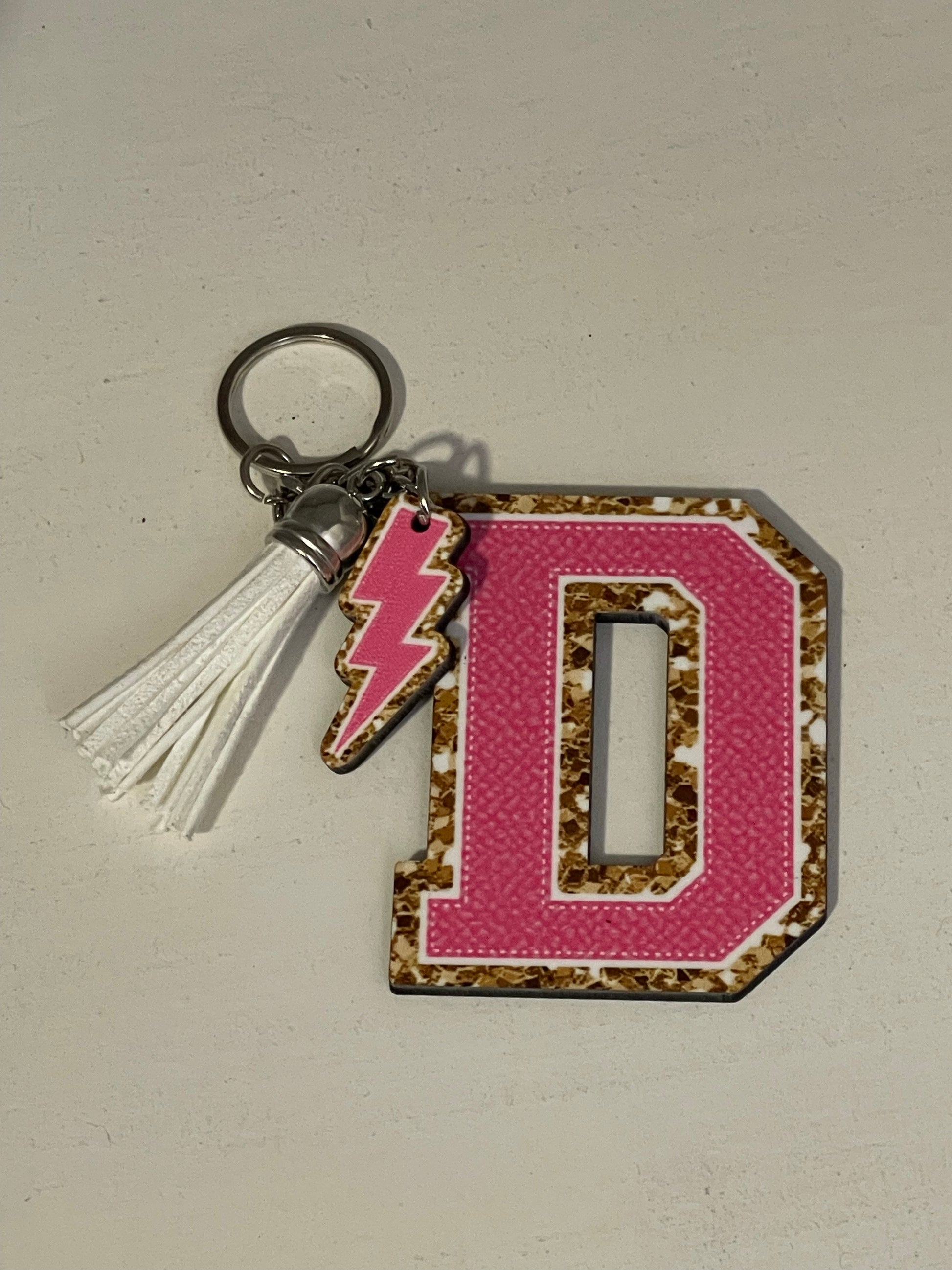 Ds Athletic Font Chenille LETTERs DANGLE & Drop Sublimation Blanks Earrings