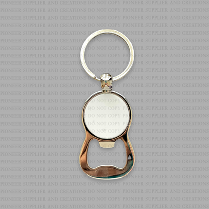 Bottle Opener Sublimation Keychain - Pioneer Supplier & Creations