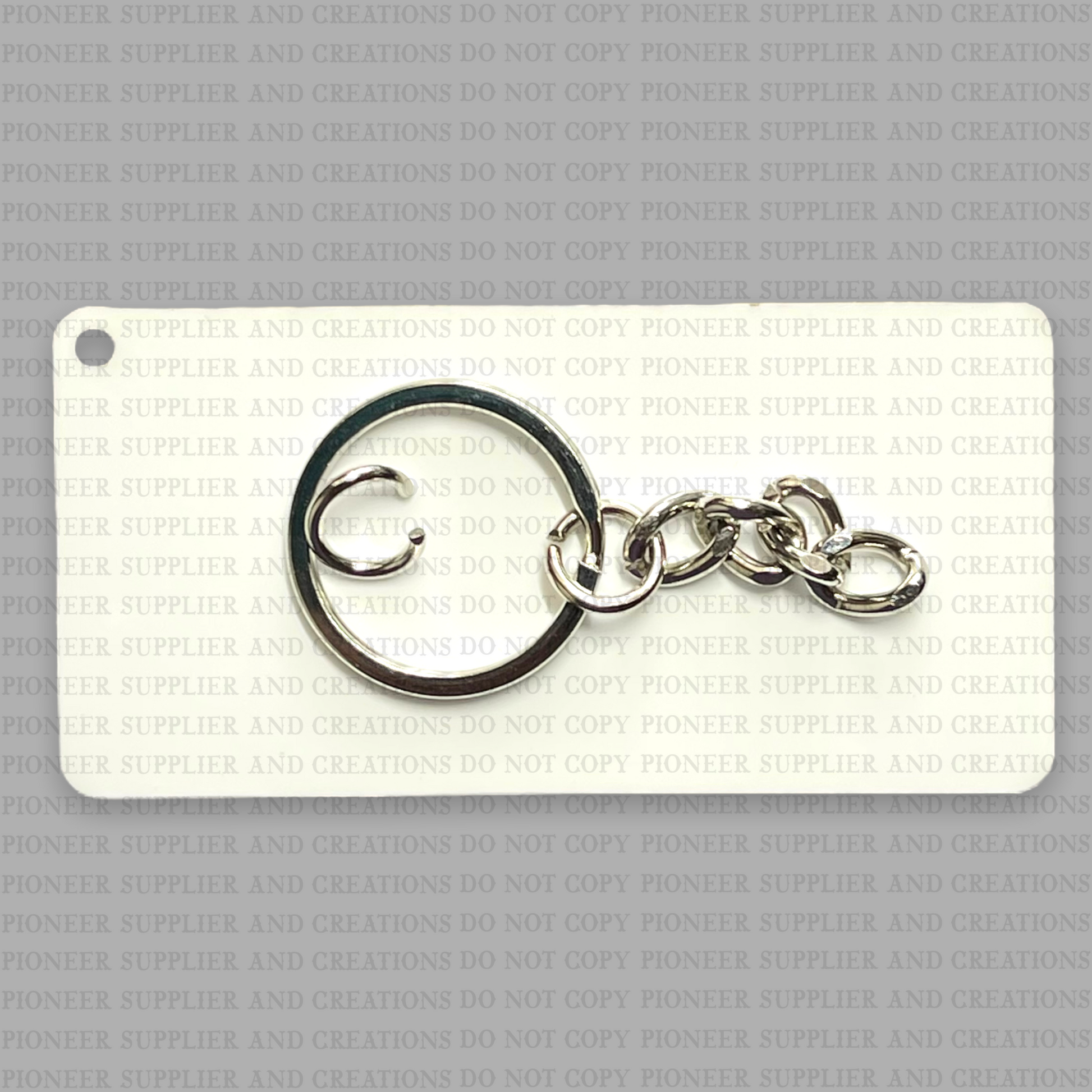 RECTANGLE KEYCHAIN 3 INCH - Pioneer Supplier & Creations