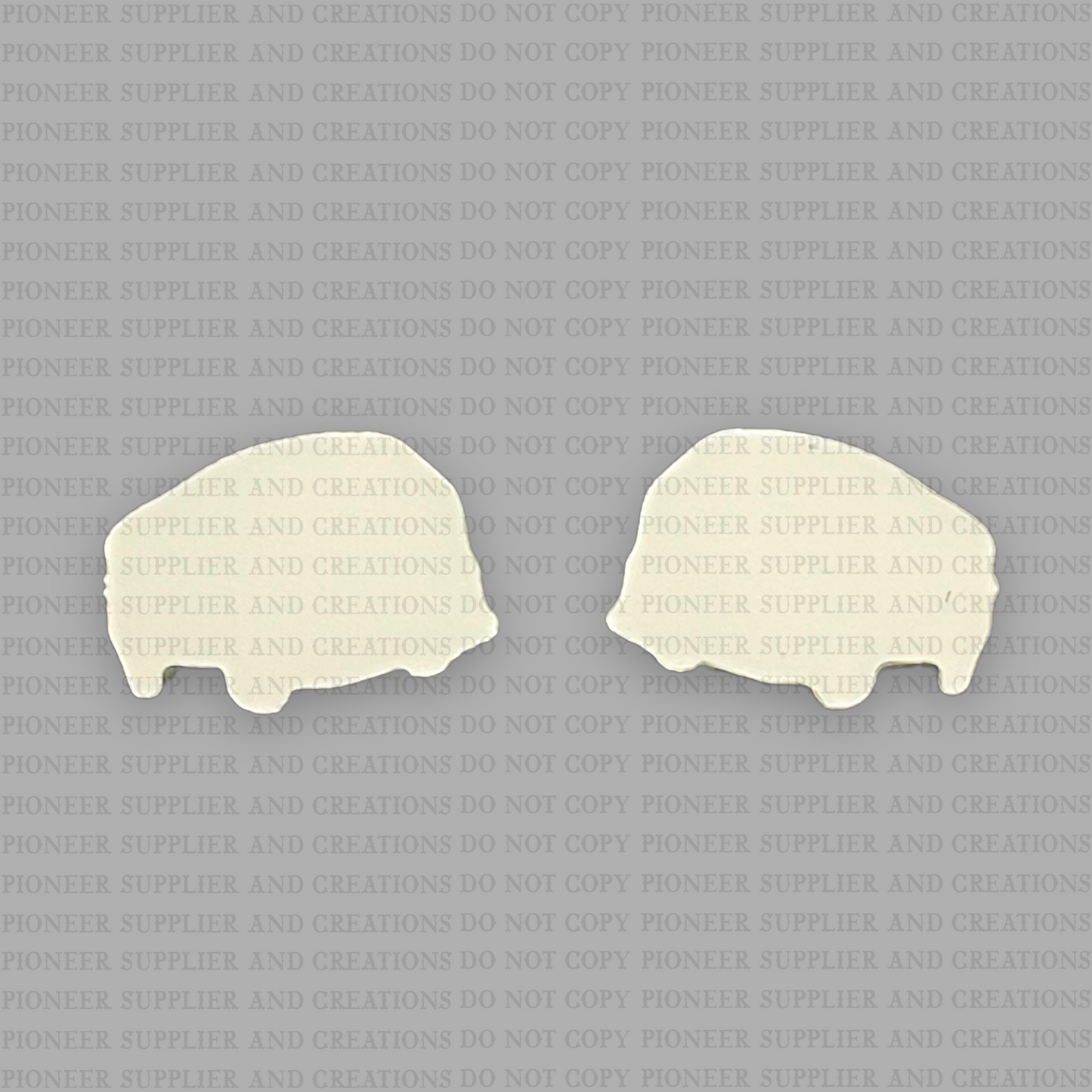 VW Van Shaped Stud Sublimation Earrings - No Hardware