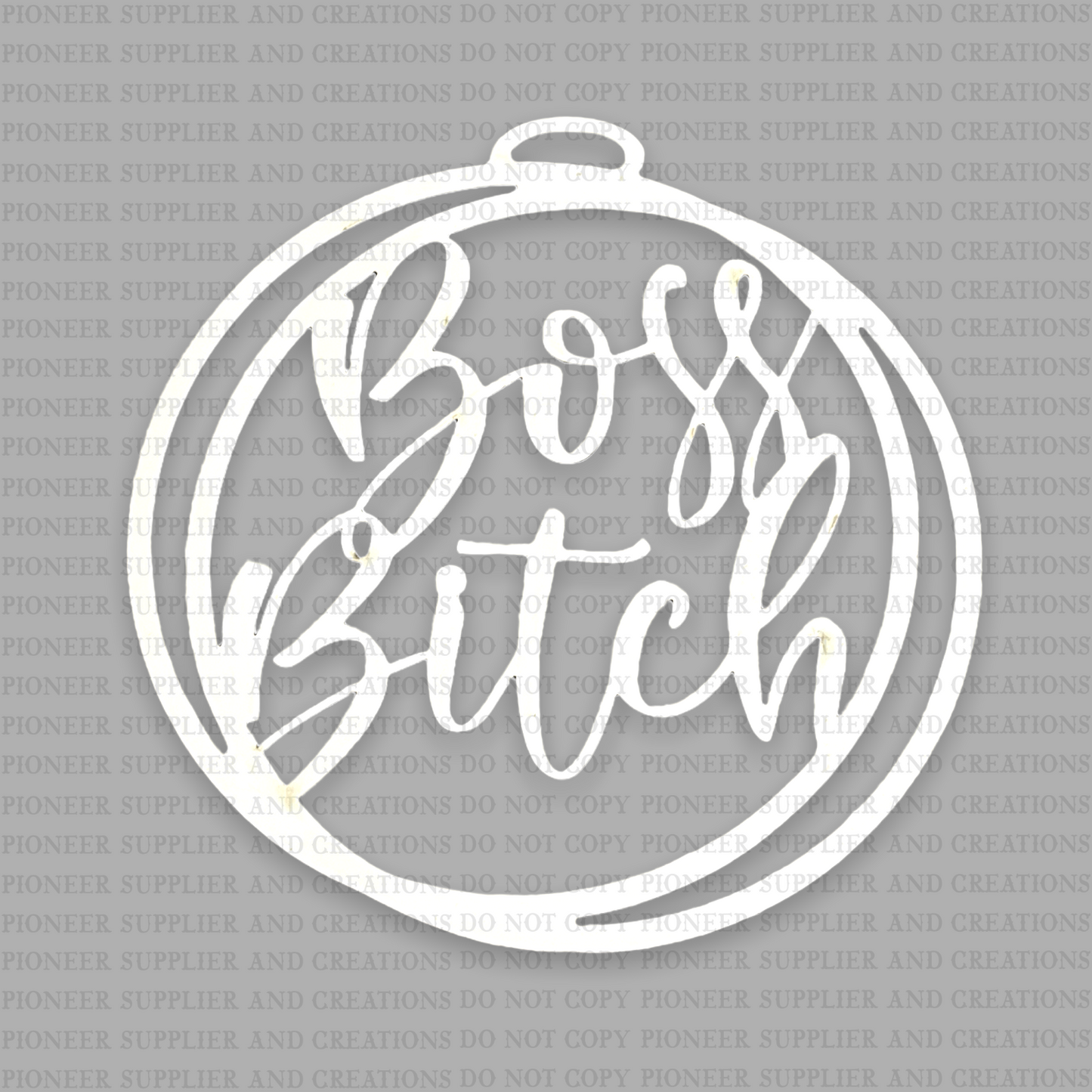 BOSS BITCH CAR CHARM - ADULT