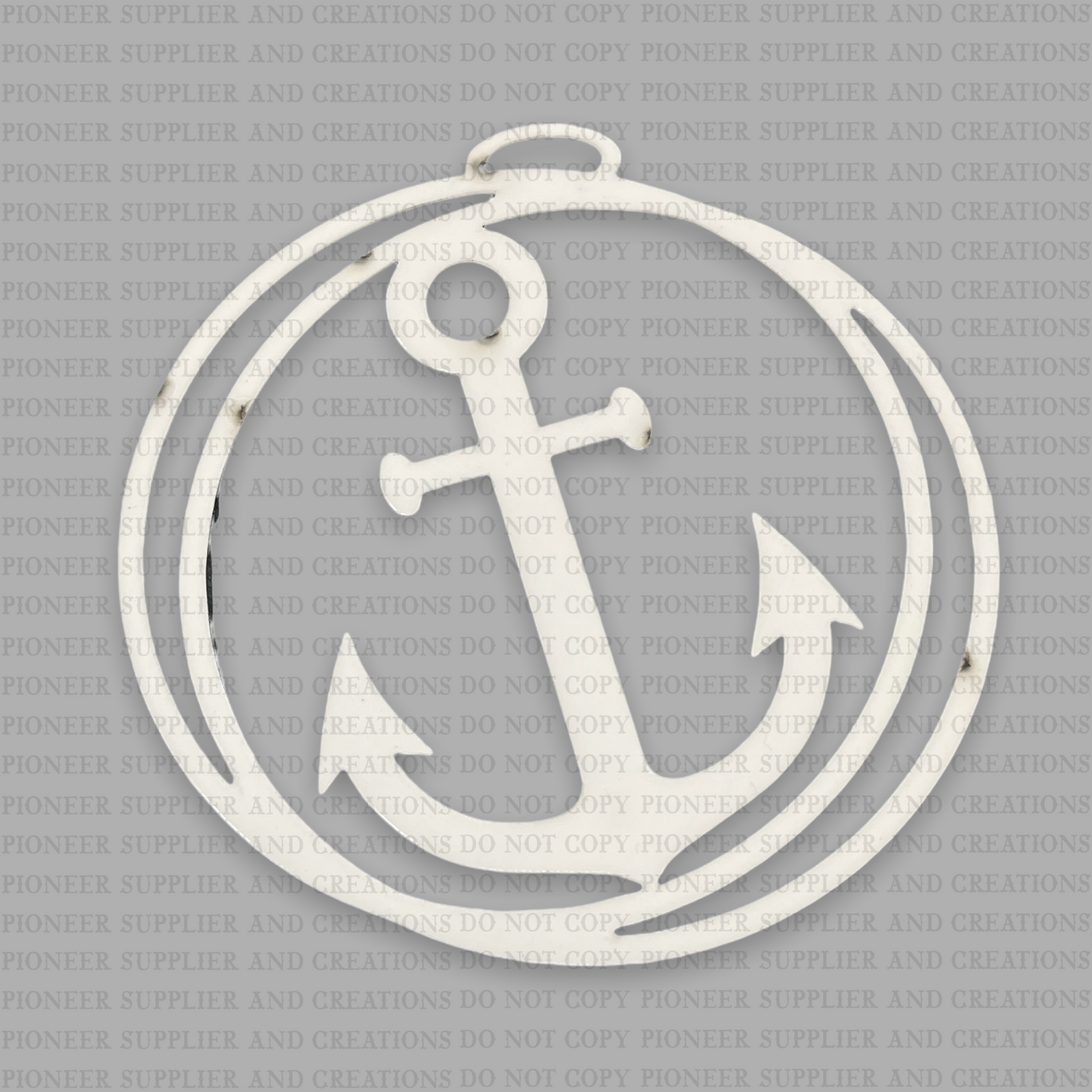 Anchor Car Charm Sublimation Blank