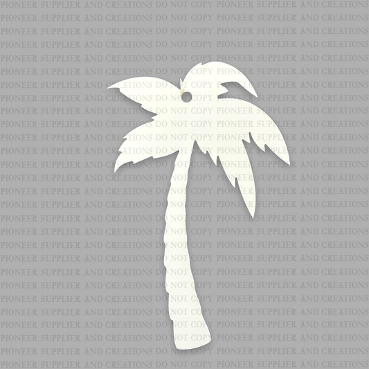 Palm Tree Shaped Ornament Sublimation Blank