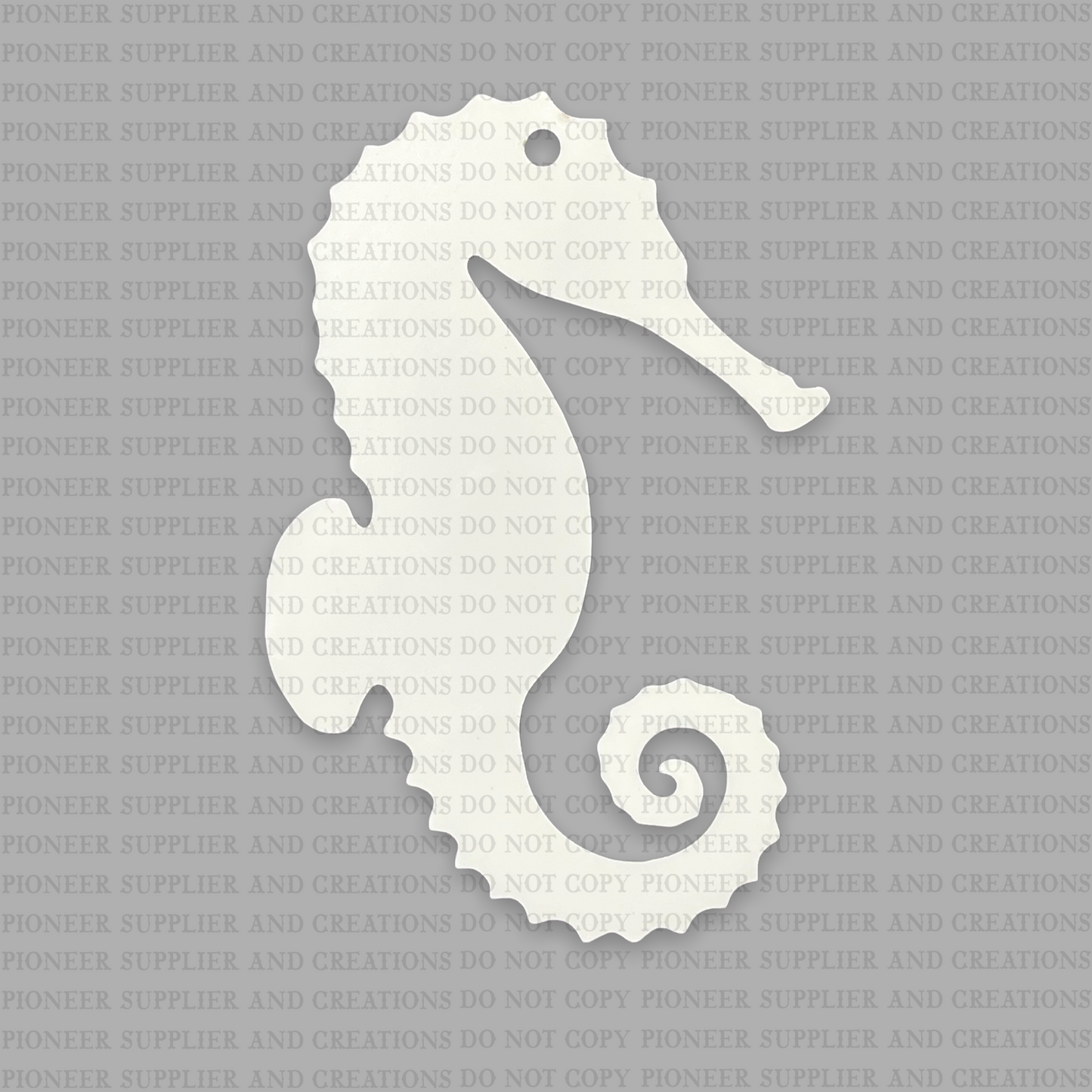 Seahorse Shaped Ornament Sublimation Blank