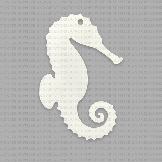 Seahorse Shaped Ornament Sublimation Blank