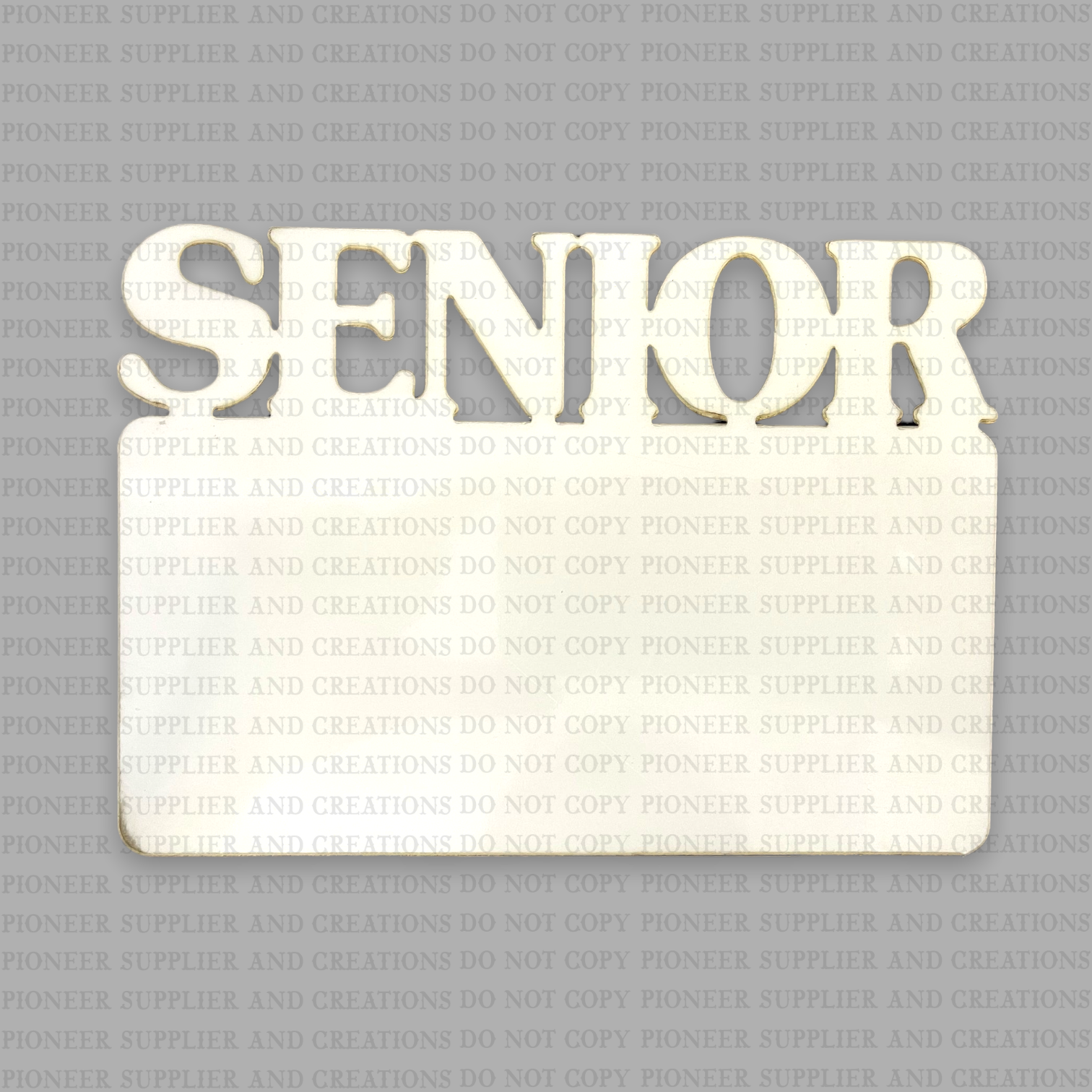 Senior Photo Panel with Stand Sublimation Blank - Pioneer Supplier & Creations