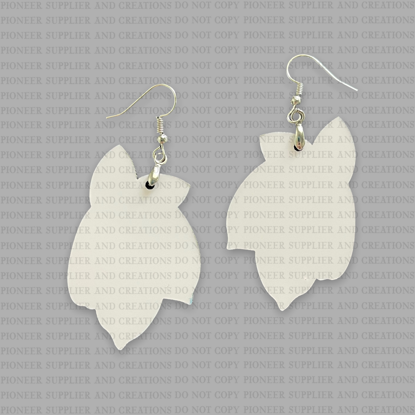 Pecan Shaped Earring Sublimation Blanks
