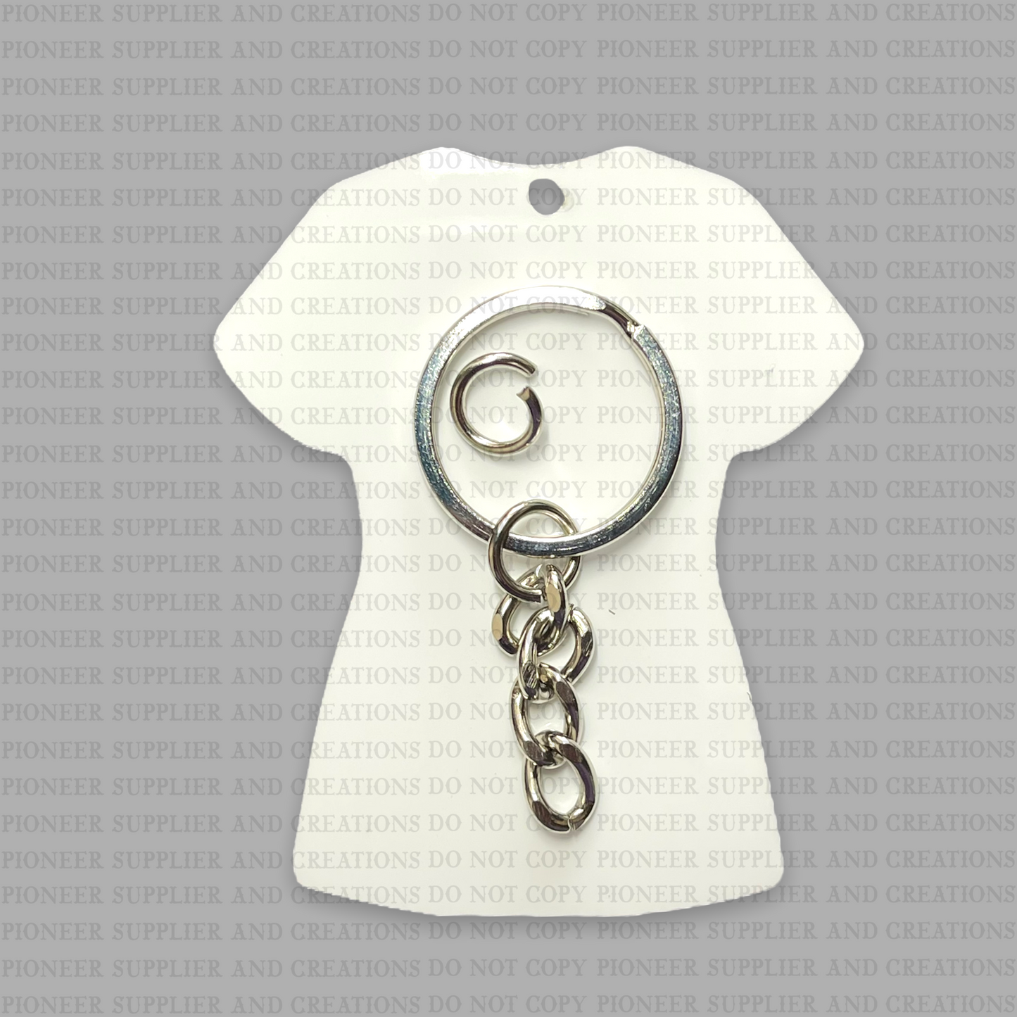 Nurse Scrub Shirt Keychain Sublimation Blank - Pioneer Supplier & Creations