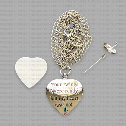 Cremation Necklace Sublimation Blank | Memorial Ashes