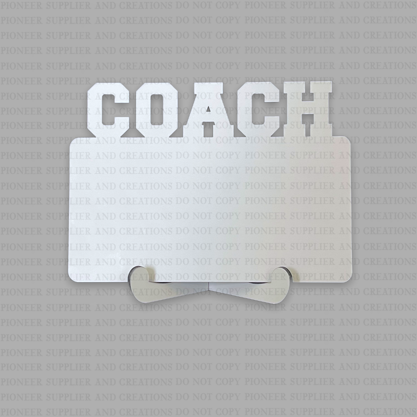 Coach Sublimation Photo Panel with Stand