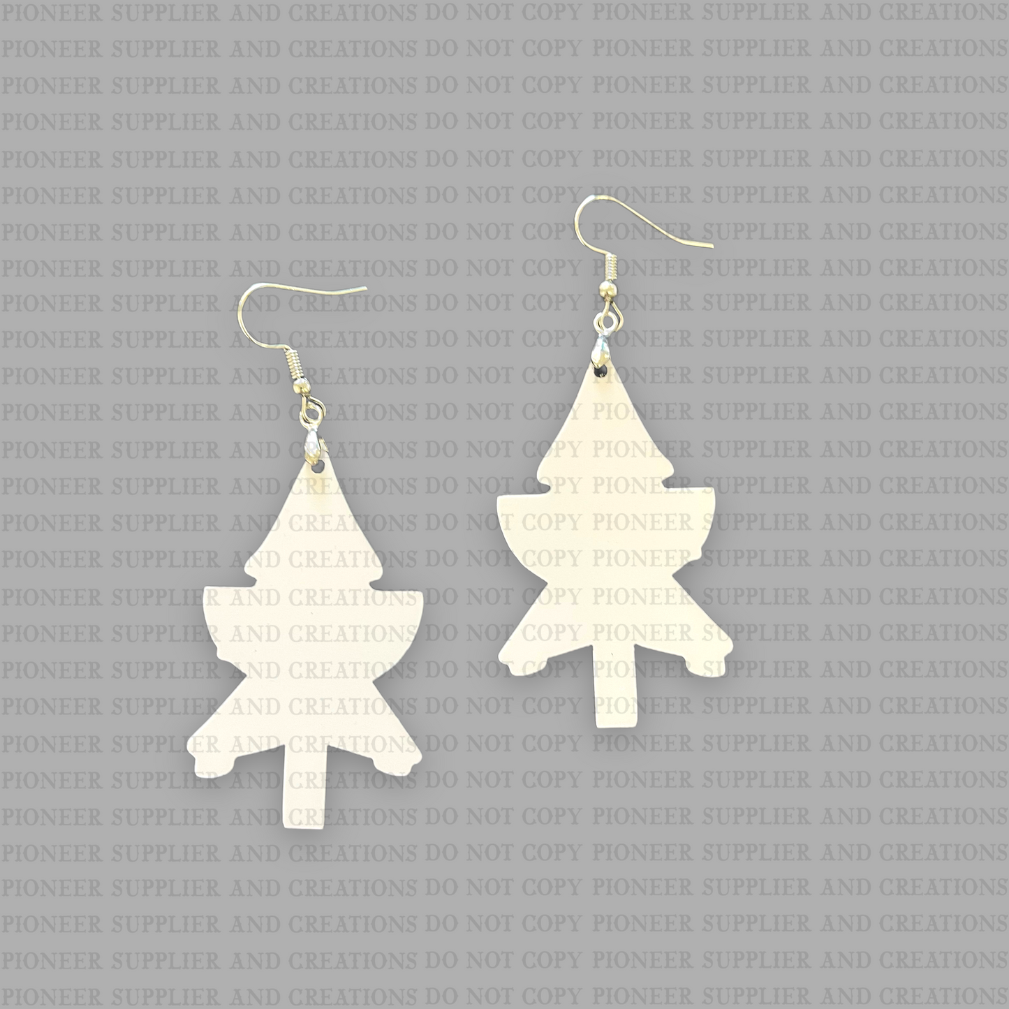 Tree Axe Shaped Earring Sublimation Blanks