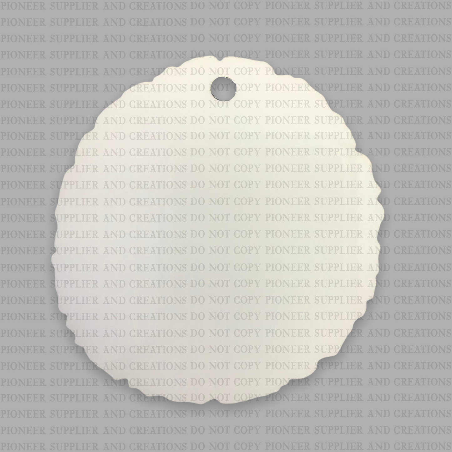 Wood Slice Shaped Ornament Sublimation Blank - Pioneer Supplier & Creations