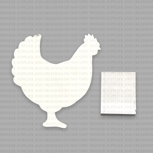 Chicken Magnet for Sublimation