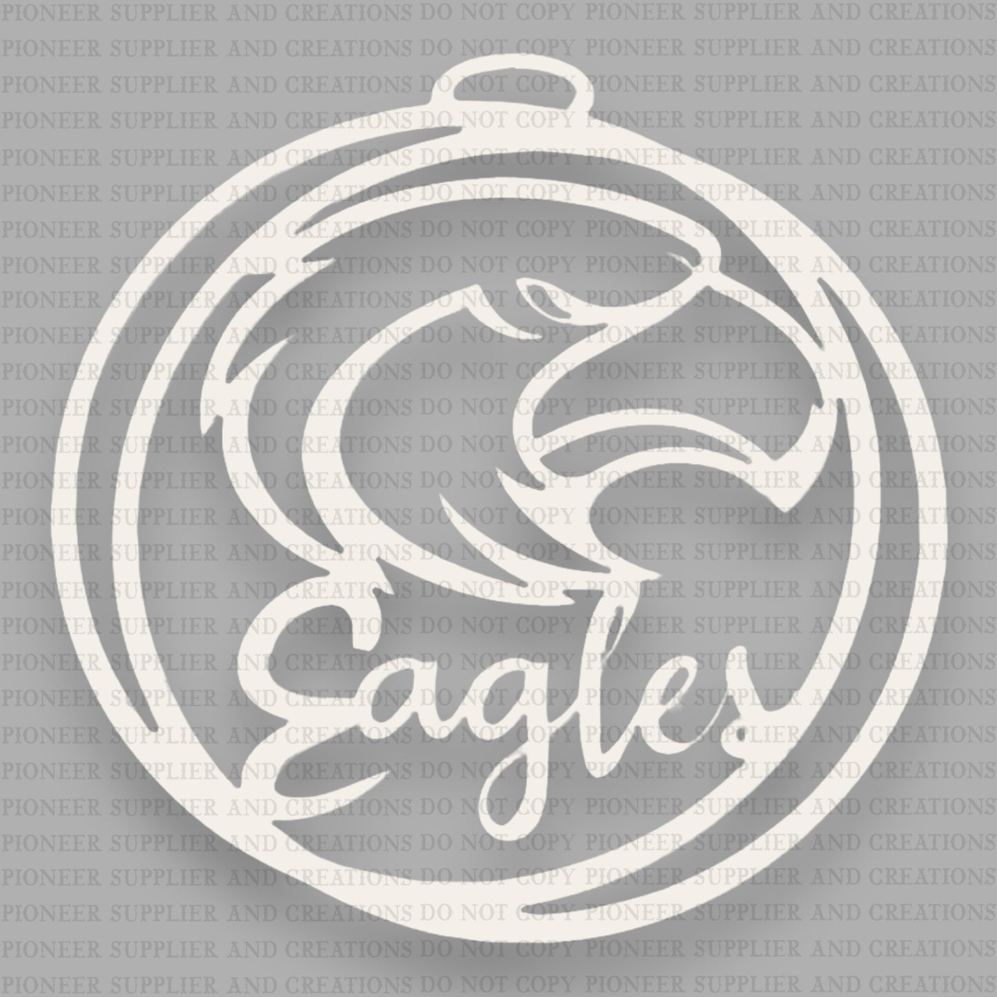 Eagles Mascot Car Charms Sublimation Blanks