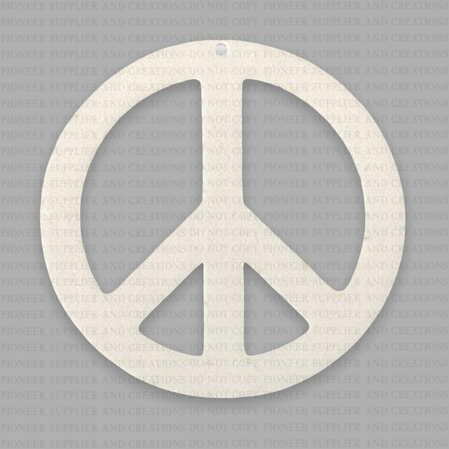 Peace Sign Air Freshener Sublimation Blank