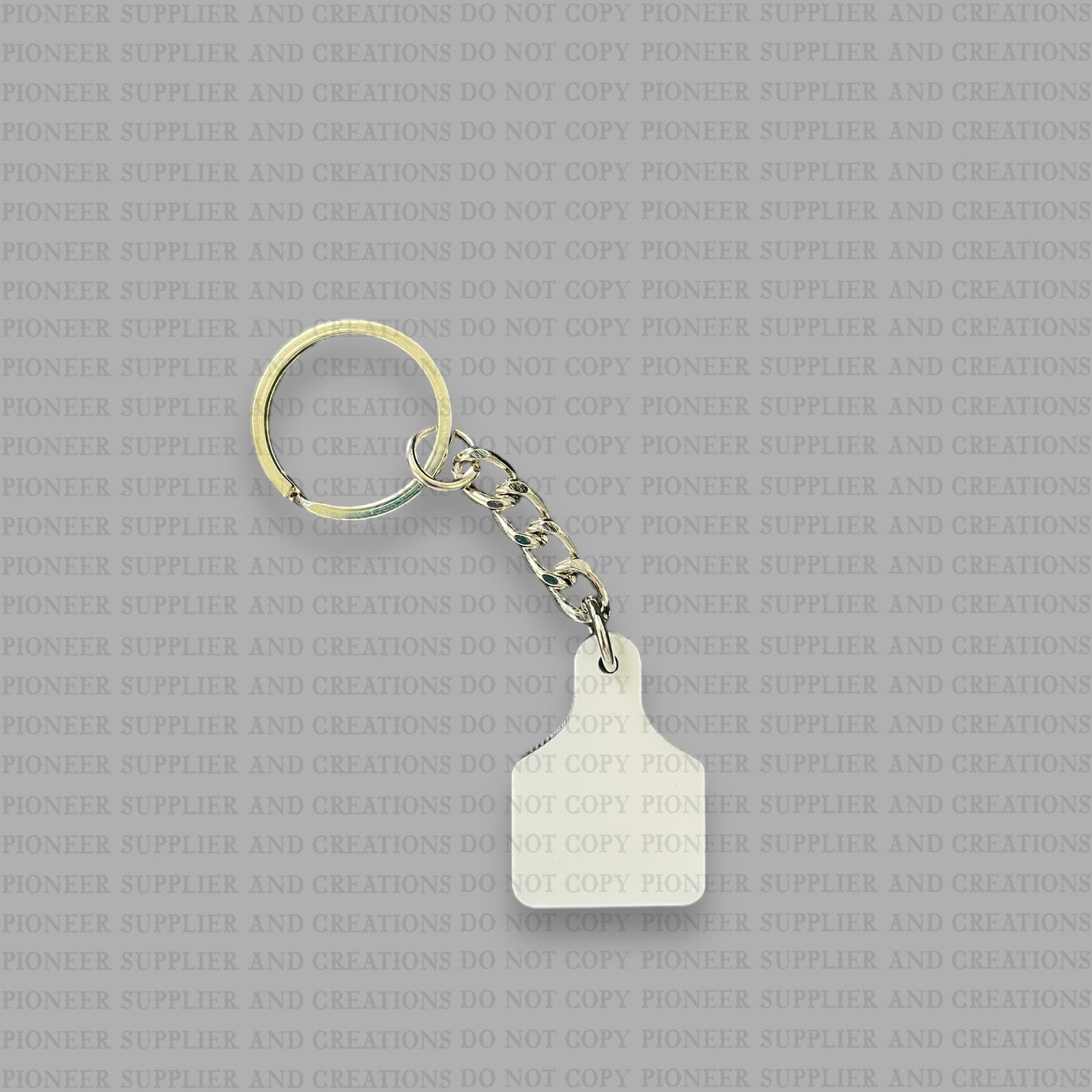Highland Cow Shaped Keychain | Add-On Sublimation Blanks