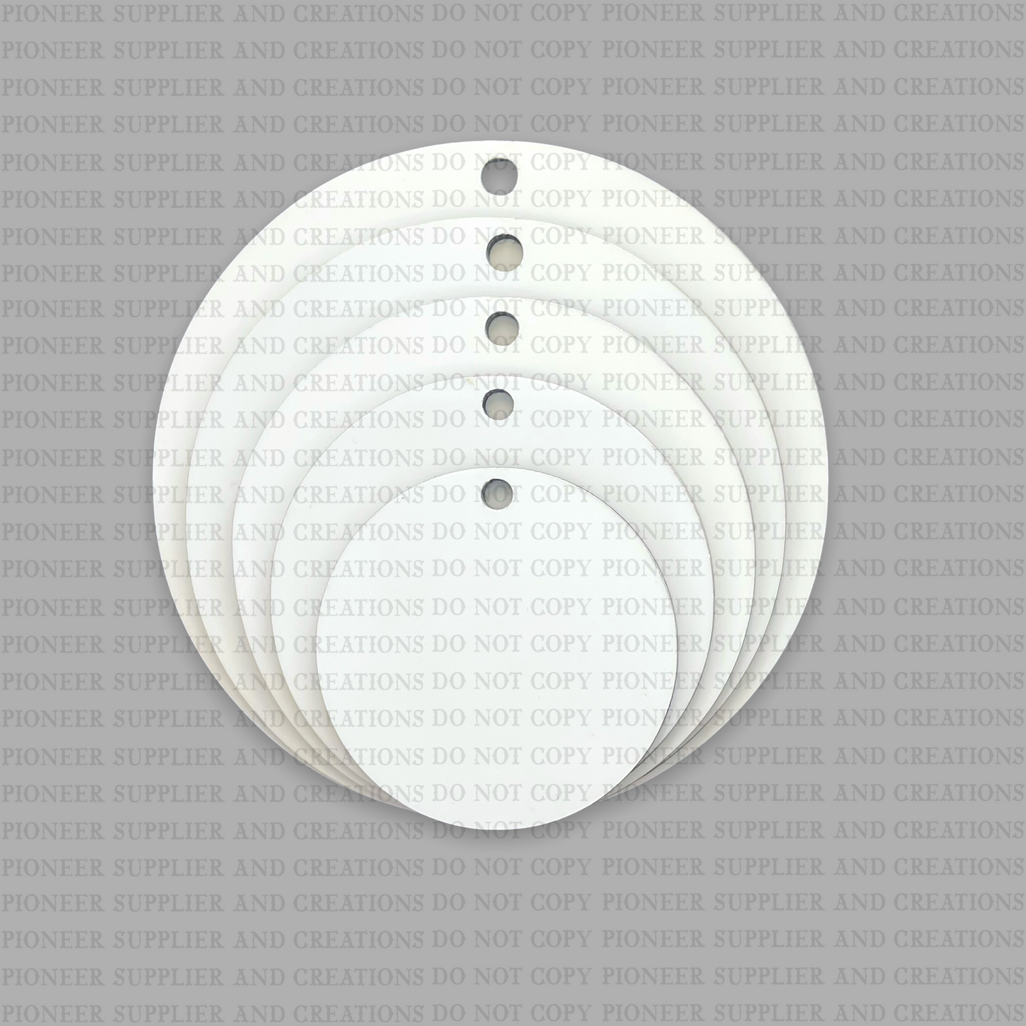 Circle Shaped Ornament Sublimation Blank