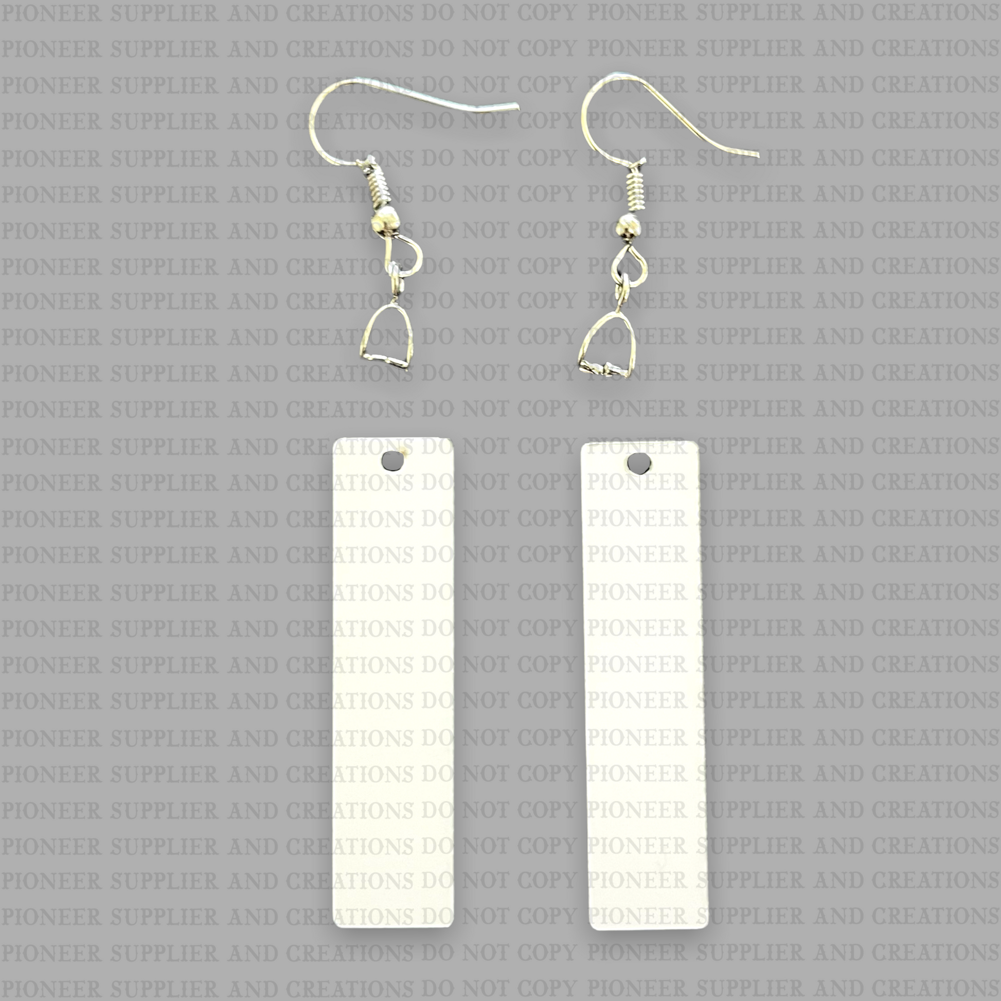Bar Shaped Earring Sublimation Blanks - Pioneer Supplier & Creations