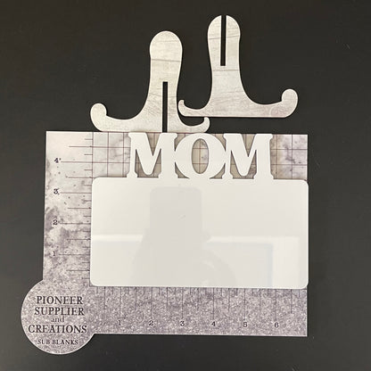 Mom Sublimation Photo Panel and Stand