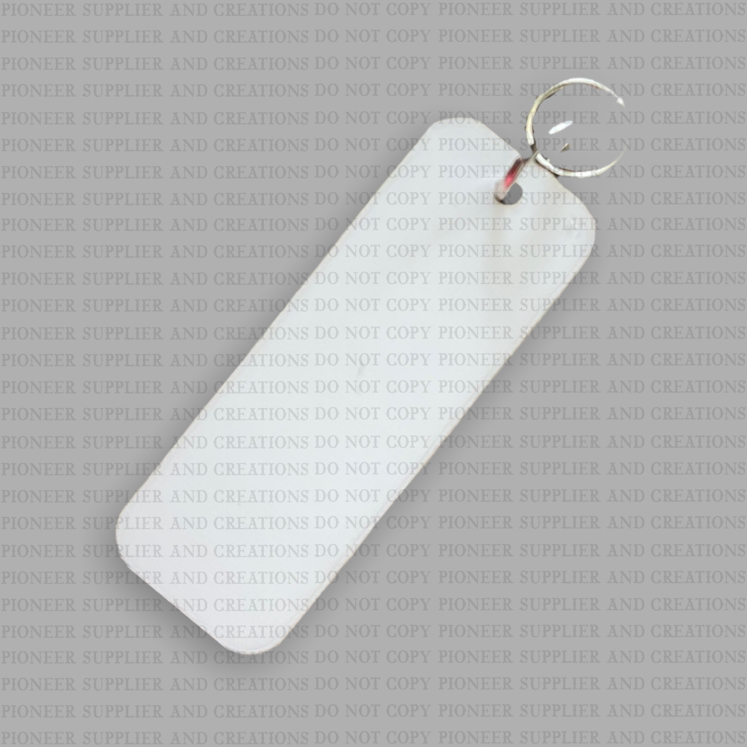 Rectangle ADD-ON with jump-rings for Sublimation keychain - Pioneer Supplier & Creations