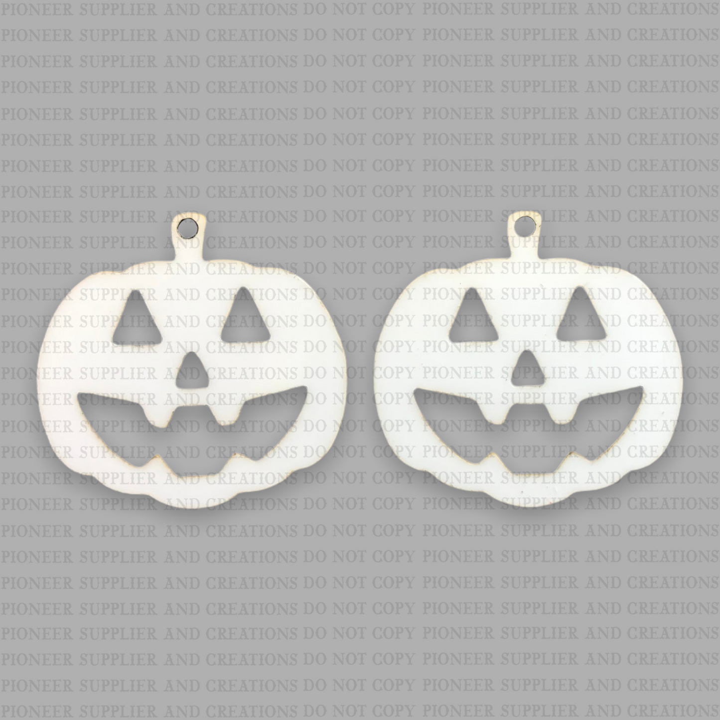 Pumpkin Face Shaped Earring Sublimation Blank - Pioneer Supplier & Creations
