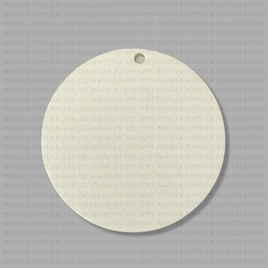 Circle Air Freshener Sublimation Blank